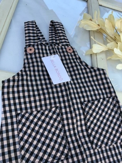 Salopete Menina Xadrez Vichy - comprar online