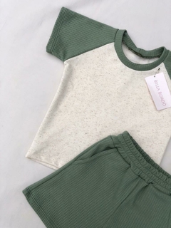 Conjunto Moletinho Favo + Linho - comprar online