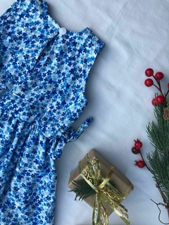 Vestido Sol Liberty Azul - comprar online