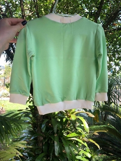 Blusa de Moletinho Salamê - Verde Mint na internet
