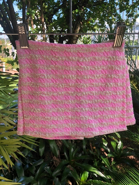 Short-saia Tweed - Rosa