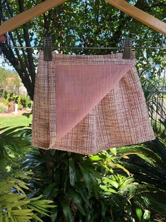 Short-saia Tweed - Rosa Antigo - comprar online