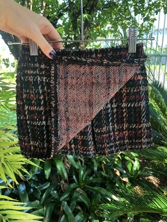 Short-saia Tweed - Preto na internet