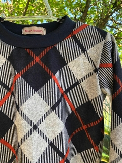 Blusa de Moletinho Salamê - Xadrez - comprar online