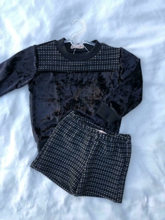 Conjunto Tweed + Veludo