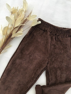 Calça Veludo Marrom - comprar online