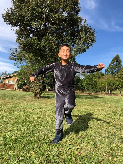 Conjunto Veludo Menino