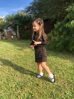 Imagem do Short-saia Tweed - Preto