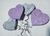 Corazones para decoración de torta.