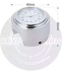 Reloj Vintage para manubrio de moto o bicicleta