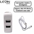 CARREGADOR TURBO CARREGA RAPIDO DE 2 USB TIPO-C LEON-8017 DA LEON GTS - B.E Acessórios & Eletronicos