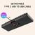 HXSJ-V700BW Kit de teclado e mouse de computador, X100 USB, 61 teclas, retroilum - comprar online
