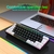 HXSJ-V700BW Kit de teclado e mouse de computador, X100 USB, 61 teclas, retroilum
