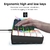 HXSJ-V700BW Kit de teclado e mouse de computador, X100 USB, 61 teclas, retroilum - comprar online