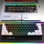 HXSJ-V700BW Kit de teclado e mouse de computador, X100 USB, 61 teclas, retroilum - comprar online