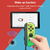 Joypad sem fio para Nintendo Switch, Gamepad, Controlador, Bluetooth, Joystick,