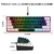 HXSJ-V700BW Kit de teclado e mouse de computador, X100 USB, 61 teclas, retroilum