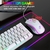 Imagem do HXSJ-V700BW Kit de teclado e mouse de computador, X100 USB, 61 teclas, retroilum