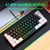 Imagem do HXSJ-V700BW Kit de teclado e mouse de computador, X100 USB, 61 teclas, retroilum
