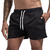 Calção de banho Masculino de secagem rápida, respirável, cordão com bolsos, moda praia, verão