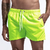 Calção de banho Masculino de secagem rápida, respirável, cordão com bolsos, moda praia, verão