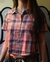 camisa cropped xadrez - comprar online