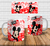 Taza de cerámica con café/sin café