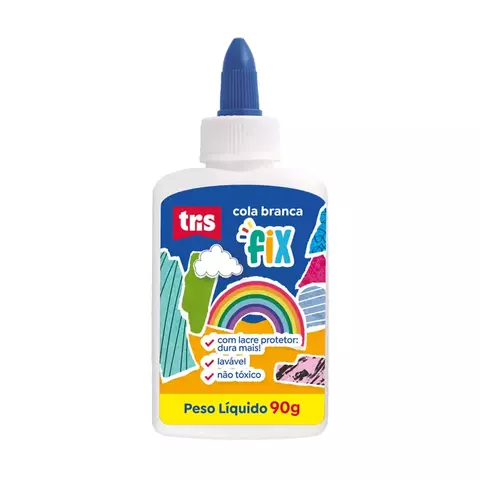 COLA BRANCA FIX 664125 TUBO 90 G TRIS (UNIDADE)