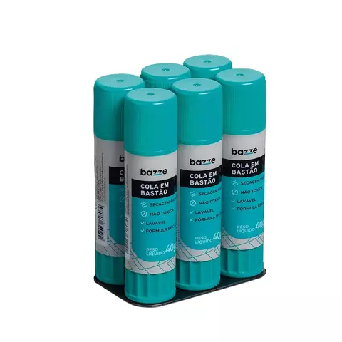 COLA BASTÃO 40G BAZZE – C/6 UN