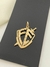 Pingente escudo da fé banhado em ouro - comprar online