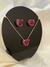 Conjunto cristal rubi - Majestade