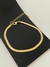 Pulseira fita banhada em ouro 18k na internet