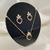 Conjunto coração princesa black