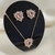 Conjunto passion cristal rosa