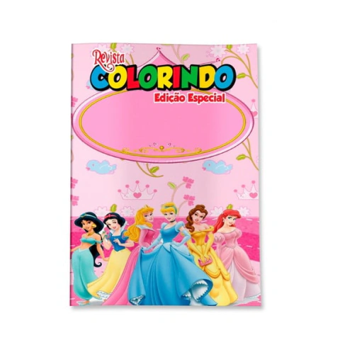Livro de colorir Princesas 14x10cm