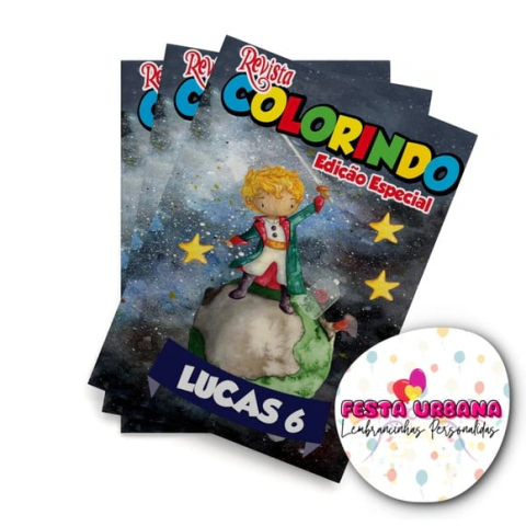Livro de colorir Pequeno Príncipe 14x10