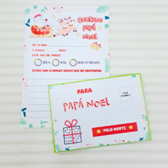Kit navideño cartas en internet