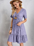 Mini vestido sem mangas casual com gola em O feminino, Vestidos A, Moda feminina na internet