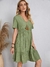 Imagem do Mini vestido sem mangas casual com gola em O feminino, Vestidos A, Moda feminina