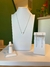 Conjunto de Quartzo Cristal em Prata 950 - Elegância Translúcida, Energia Curativa e Praticidade