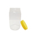 Pote Sextavado Transparente 500g c/ Tampa Rosca - (20 unidades) - comprar online