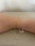 Pulseira elo groumet 3x1 banhada a ouro 18k - comprar online