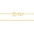 Gargantilha banhada a ouro 18k fio cadeado - comprar online