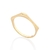 Anel fino banhado a ouro 18k