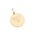 Medalha anjo banhada a ouro 18k