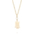 Pingente menino com zircônia branco banhado a ouro 18k - comprar online