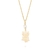 Pingente banhado a ouro 18k menino com zircônia branco - comprar online