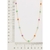 Gargantilha chocker banhada a ouro 18k com cristais redondos colorido na internet