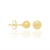 Brinco folheado a ouro bola - comprar online
