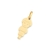 Pingente menino folheado a ouro